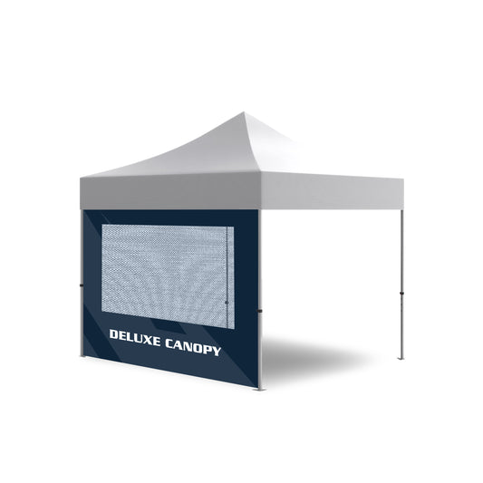 Custom Canopy Side Wall (Single Polyester Window) - Deluxe Canopy