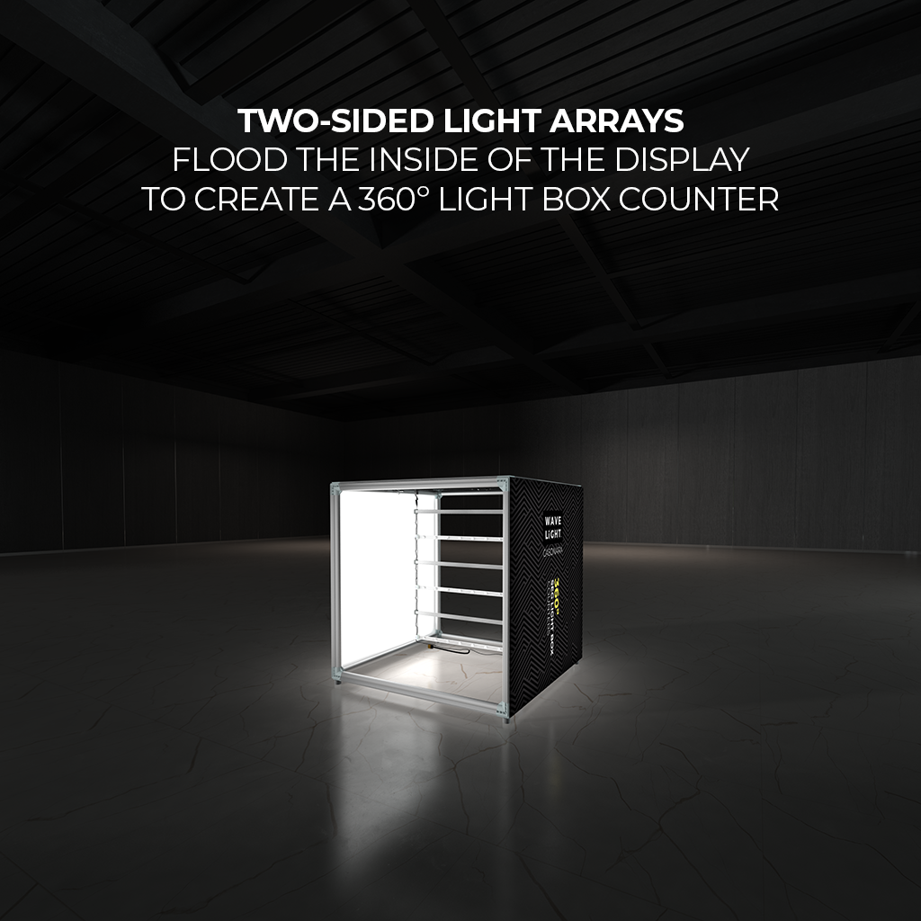 WaveLight Casonara SEG Light Counter Two Sided Light Arrays Box Frame