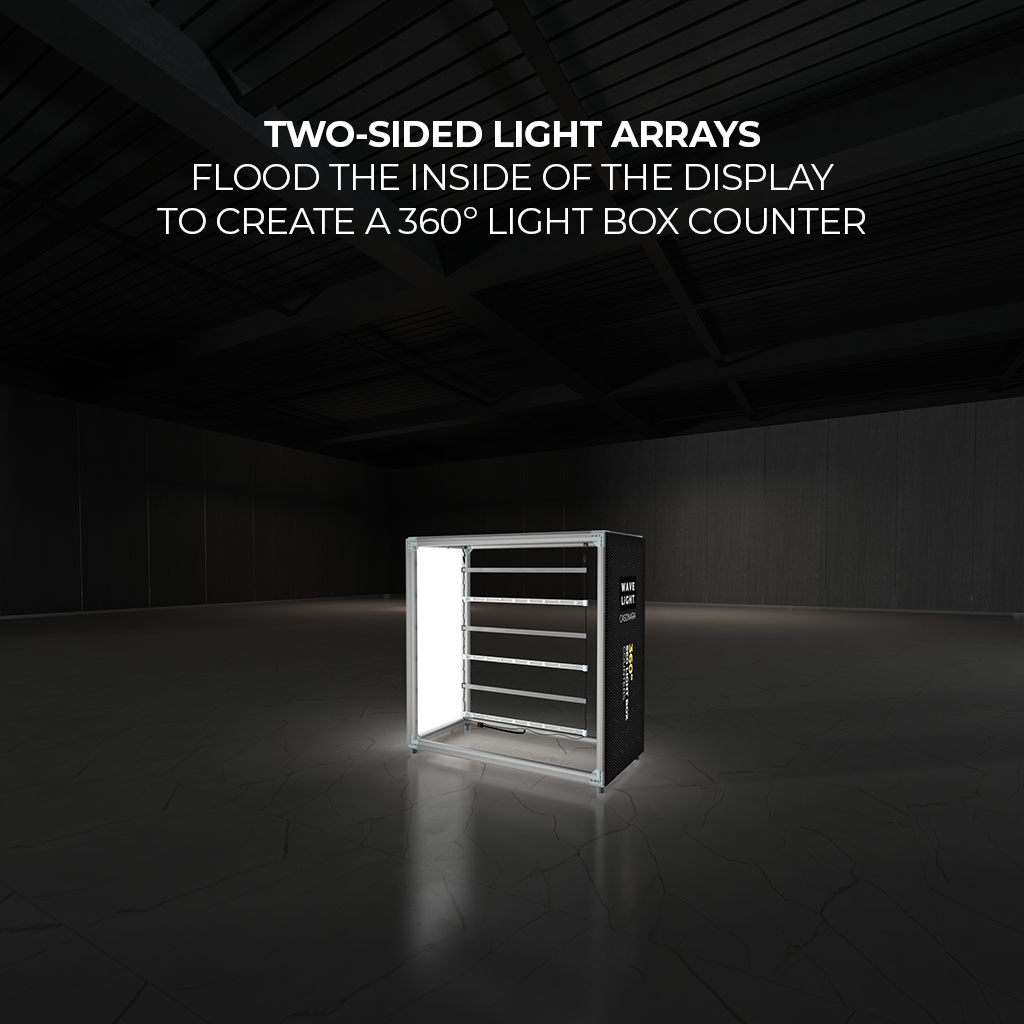 WaveLight Casonara SEG Light Counter Two Sided Light Arrays Box Frame