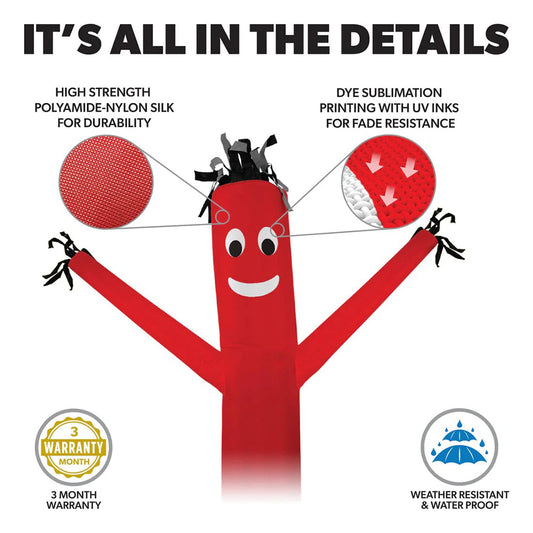 PARTY! BLUE AIR DANCERS® INFLATABLE TUBE MAN 6FT