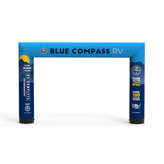 Squared Custom Inflatable Arch | Branded Start Finish Line Inflatable Archways