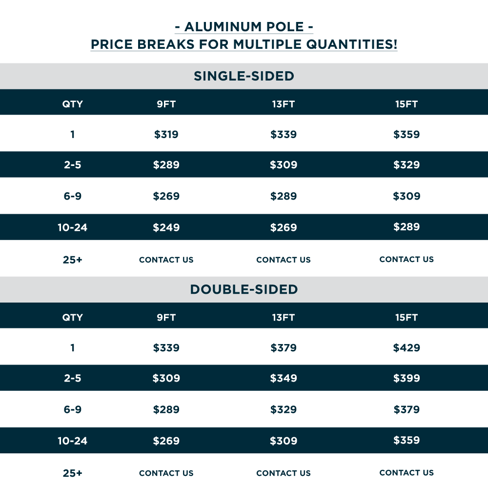 ANGLED FEATHER FLAGS