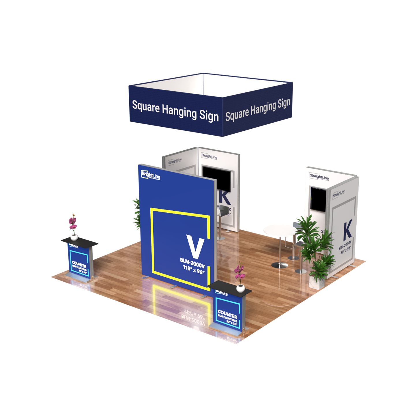 BrightLine 20×20 Island Display Kit 1