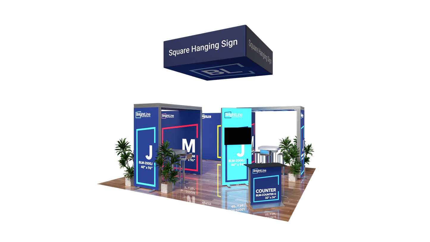 BrightLine 20×20 Island Display Kit 10