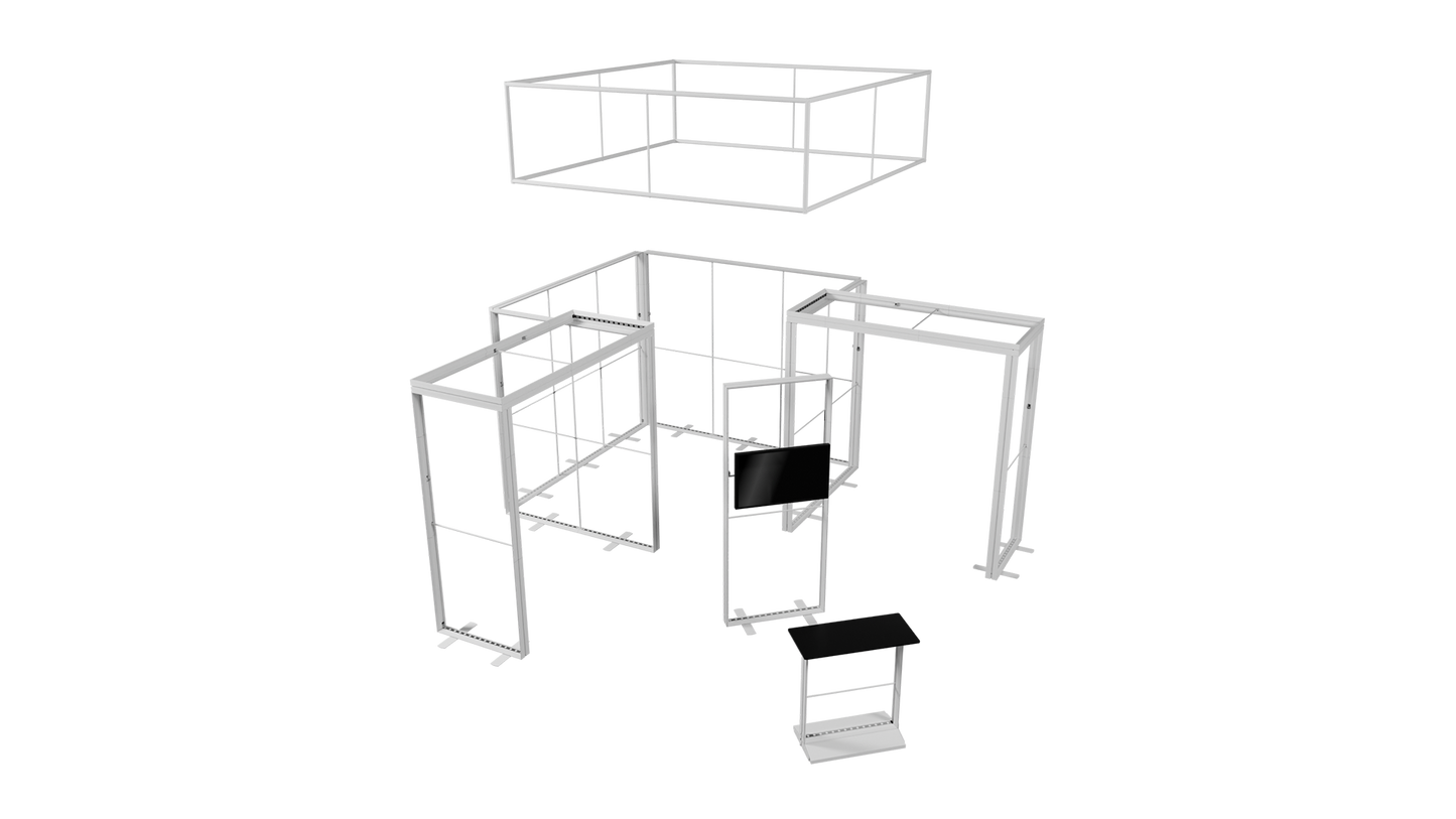 BrightLine 20×20 Island Display Kit 10