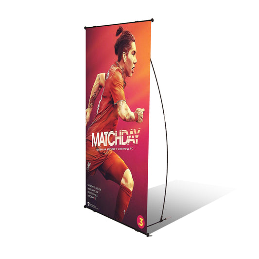 L BANNER STAND