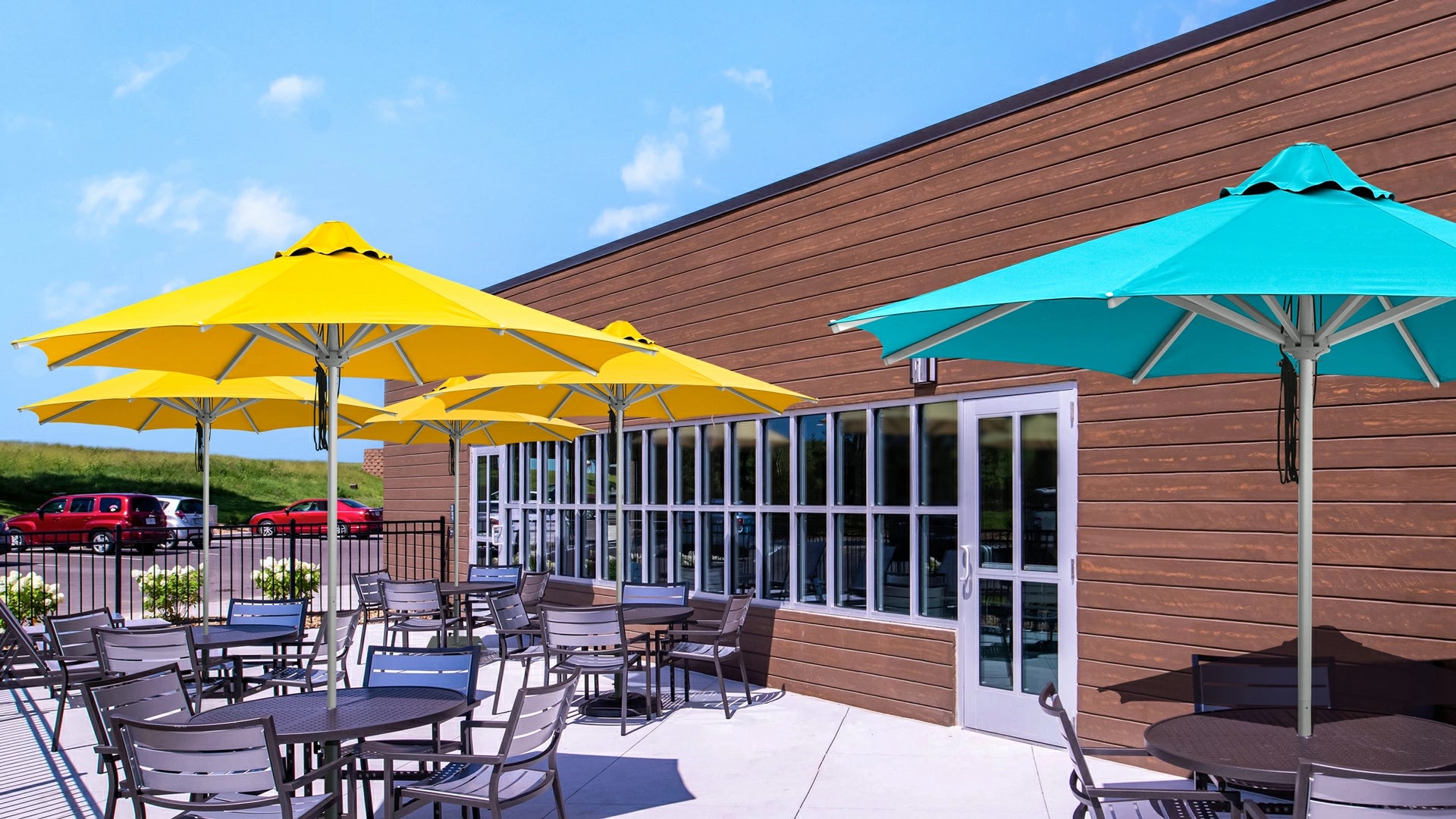 CUSTOM PATIO UMBRELLA