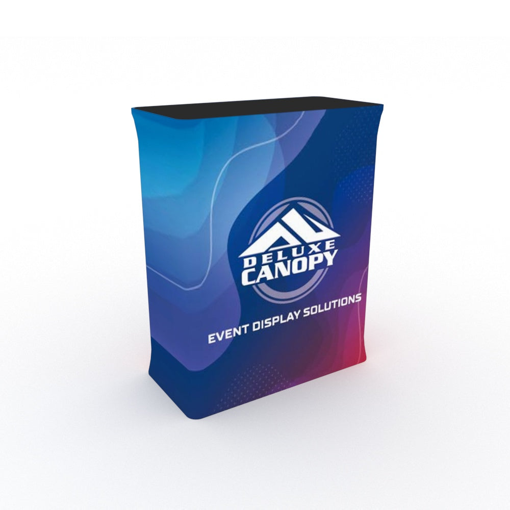 Rectangle Fabric Counter | Trade Show Display Counters - Deluxe Canopy