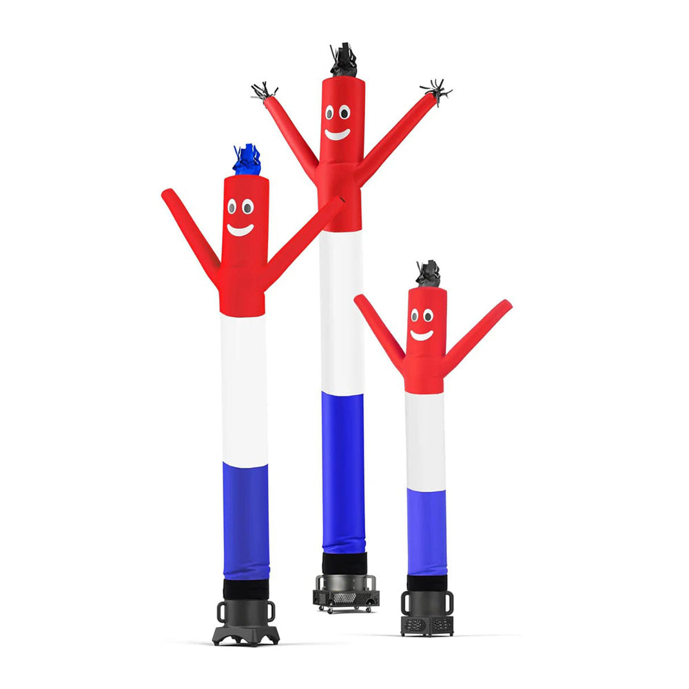 AIR DANCERSĀ® INFLATABLE TUBE MAN RED, WHITE, AND BLUE USA