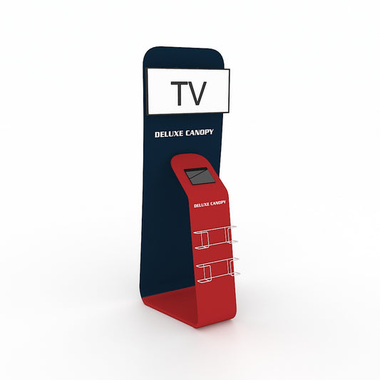 TV & Tablet Literature Stand | Trade Show Stands - Deluxe Canopy