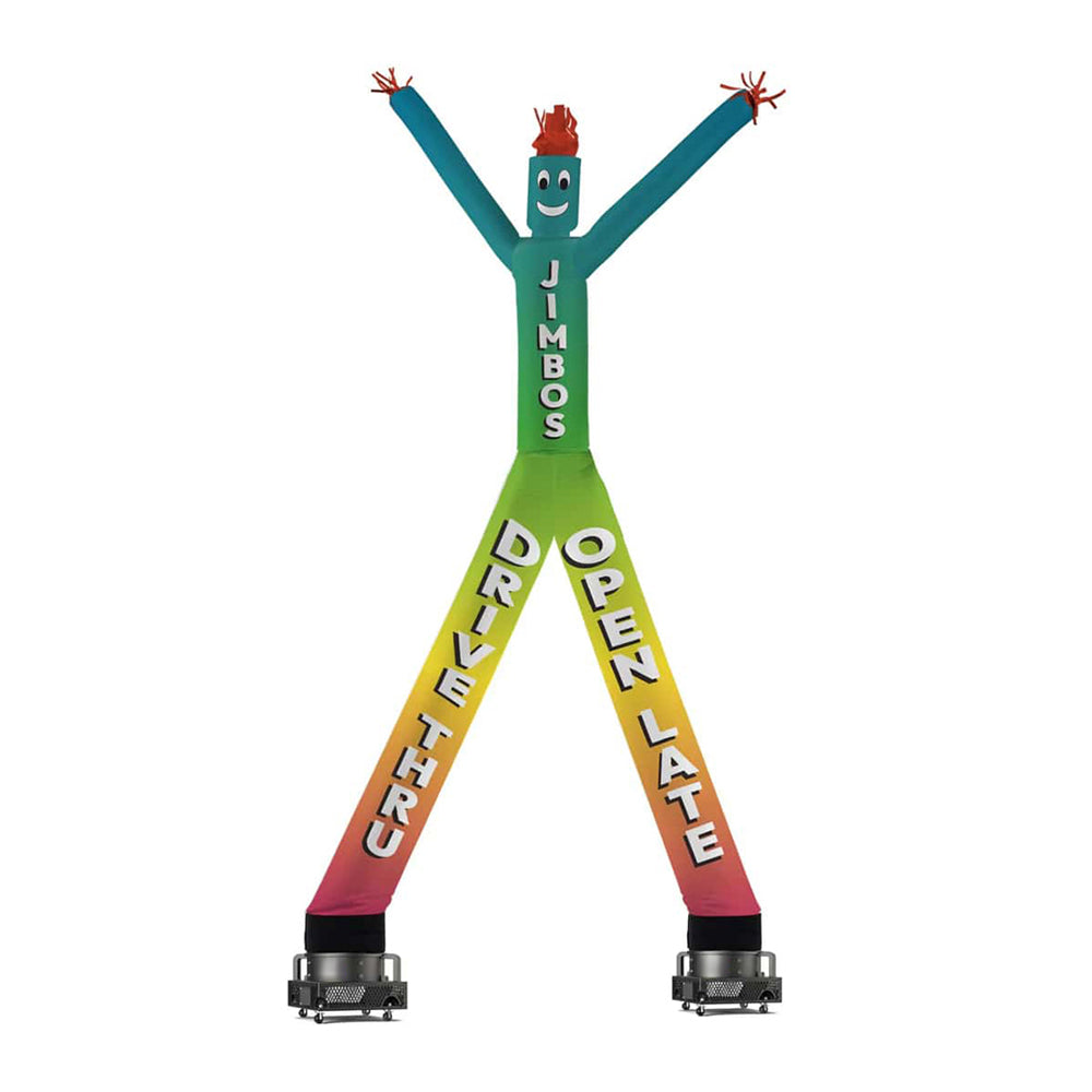 CUSTOM TWO LEGGED AIR DANCERS® INFLATABLE TUBE MAN