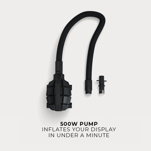 WaveLight LED Backlit Inflatable Rectangular Counter 500 WATT Air Pump