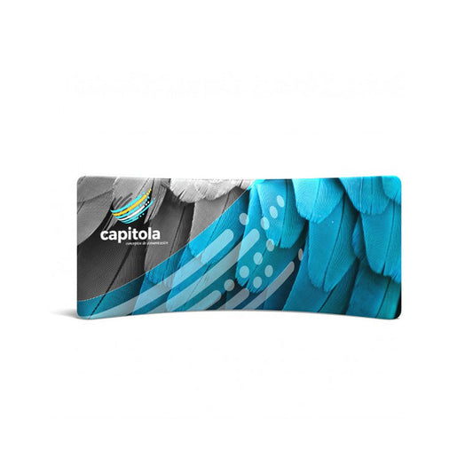 Makitso Tension Fabric Display Wall for Trade Shows and Events angle view