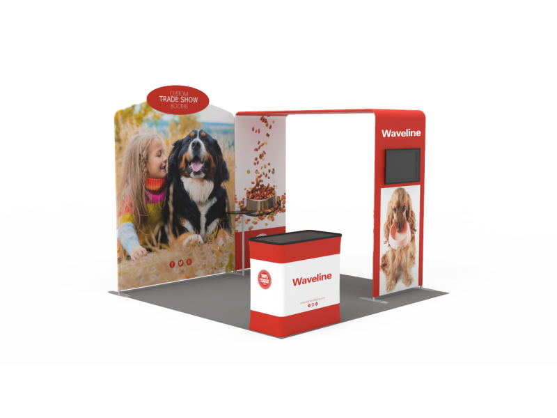 10x10ft Exhibition Booth Display DC-50 | Deluxe Canopy