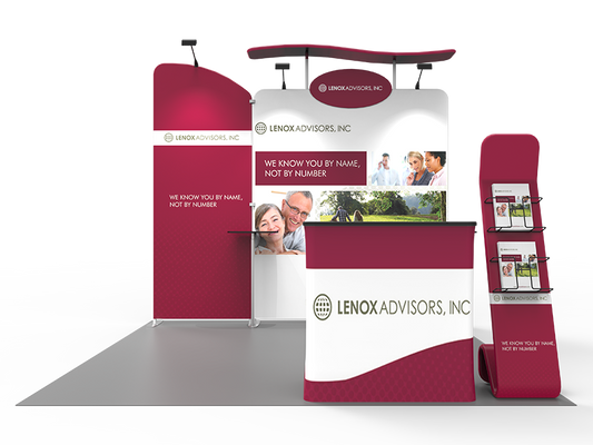 10x10ft Exhibition Booth Display DC-34 | Deluxe Canopy