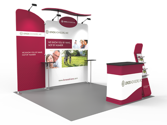 10x10ft Exhibition Booth Display DC-34 | Deluxe Canopy