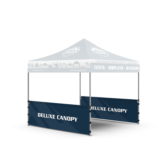Custom Canopy Side Skirts | Branded Tent Walls & Skirts - Deluxe Canopy