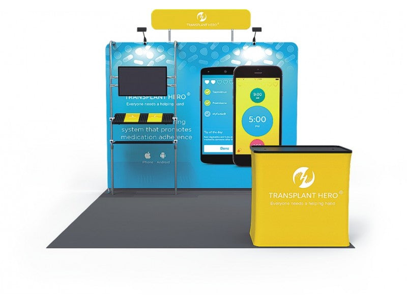 10x10ft Exhibition Booth Display DC-12 | Deluxe Canopy