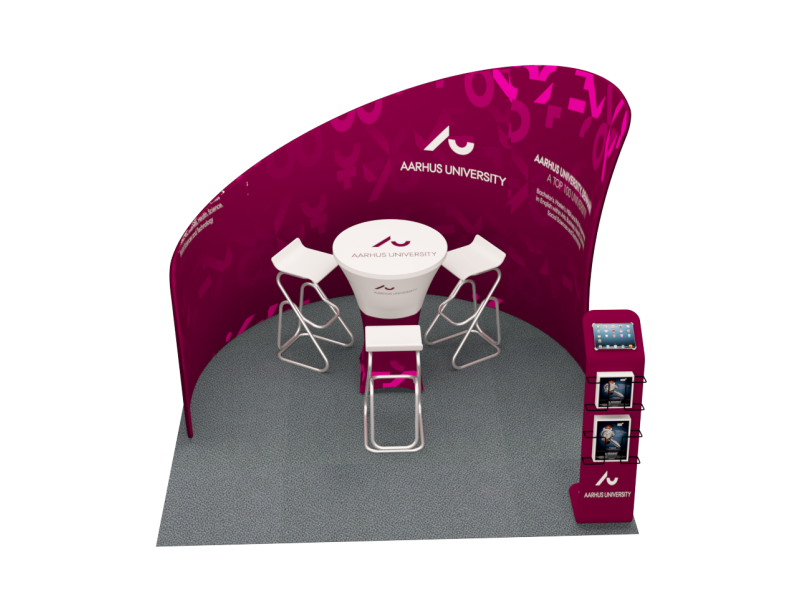 10x10ft Exhibition Booth Display DC-18 | Deluxe Canopy