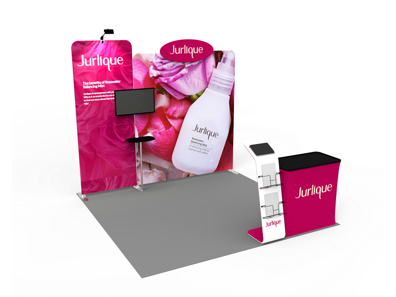 10x10ft Exhibition Booth Display DC-04 | Deluxe Canopy