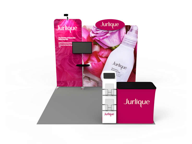 10x10ft Exhibition Booth Display DC-04 | Deluxe Canopy