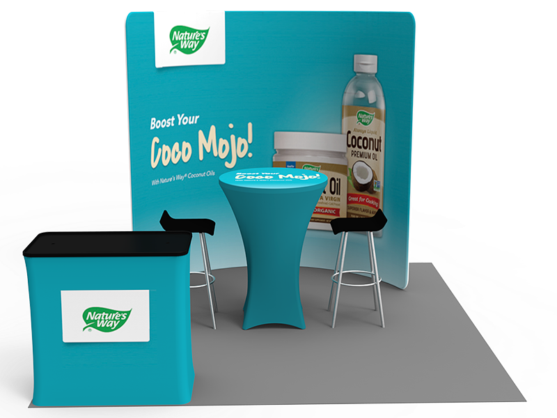 10X10 TRADE SHOW BOOTH DC-07