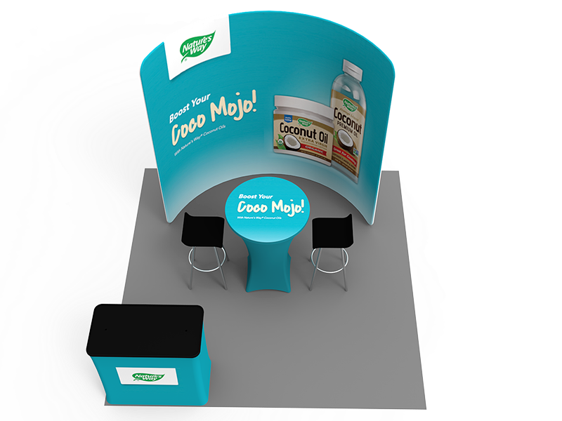 10X10 TRADE SHOW BOOTH DC-07