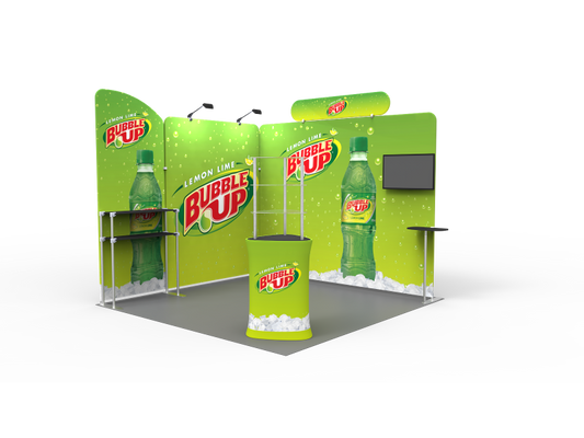 10x10ft Exhibition Booth Display DC-42 | Deluxe Canopy