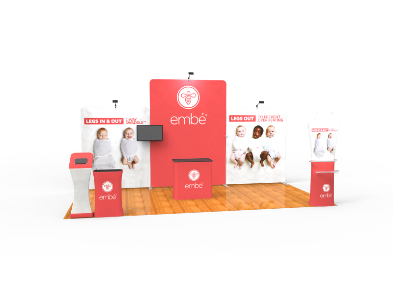 10x20FT Exhibition Booth Display DC-15 | Deluxe Canopy