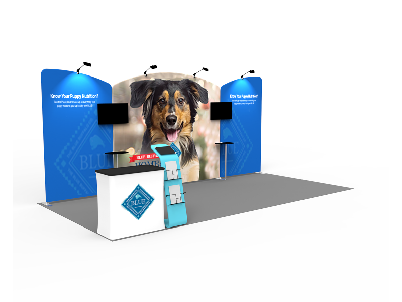 10x20FT Exhibition Booth Display DC-17 | Deluxe Canopy