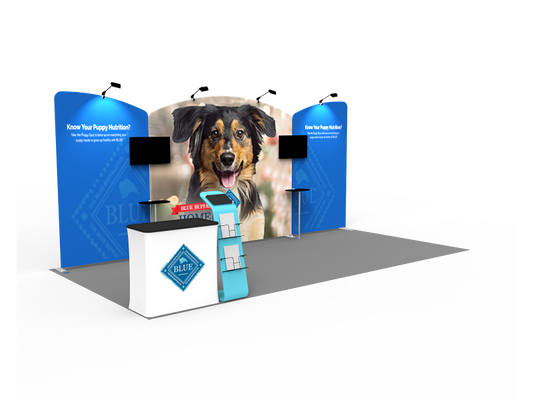 10x20FT Exhibition Booth Display DC-17 | Deluxe Canopy