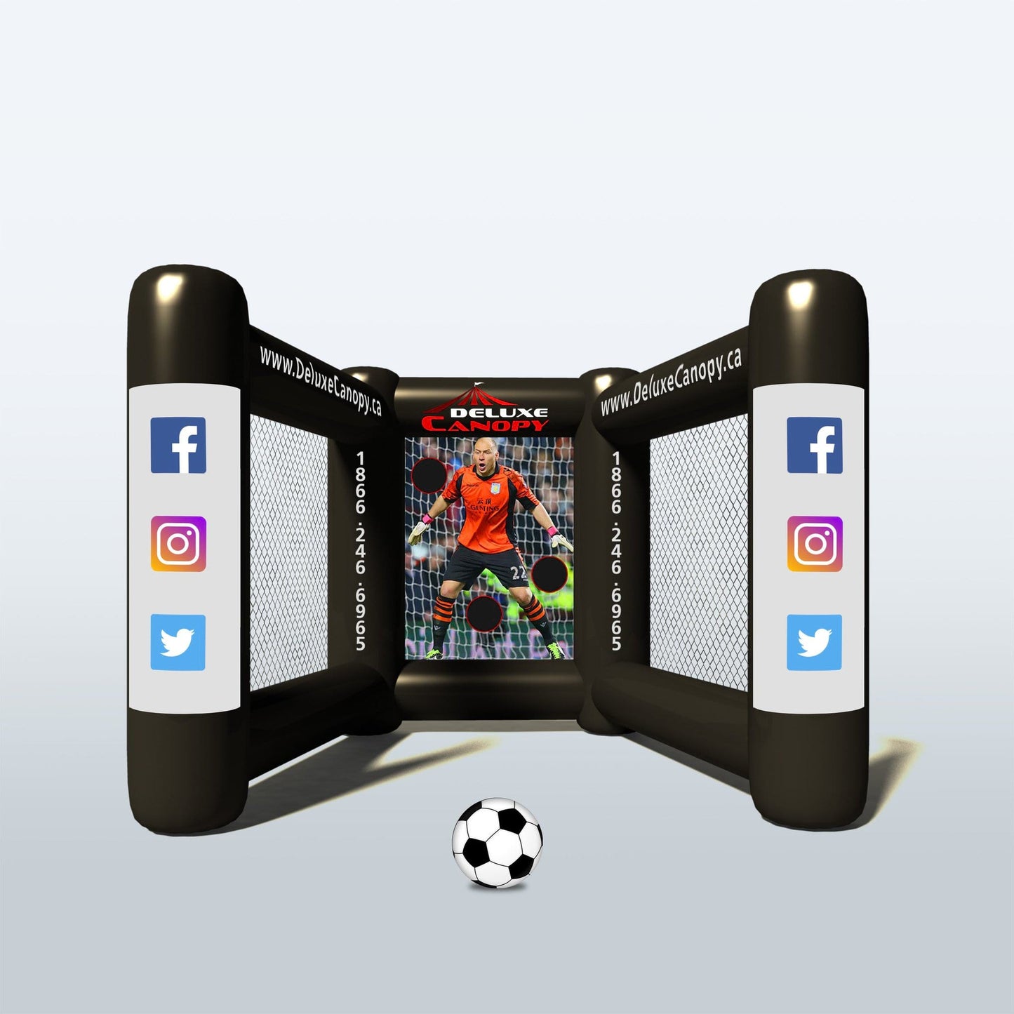 Inflatable Soccer Cages | Batting and Hitting Cages - Deluxe Canopy