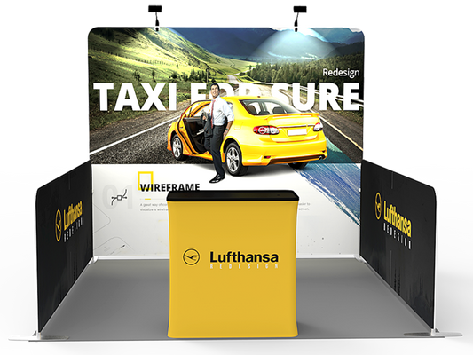 10x10ft Exhibition Booth Display DC-46 | Deluxe Canopy