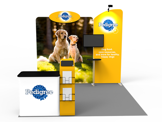 10x10ft Exhibition Booth Display DC-43 | Deluxe Canopy