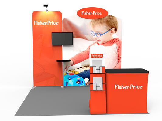 10x10ft Exhibition Booth Display DC-44 | Deluxe Canopy