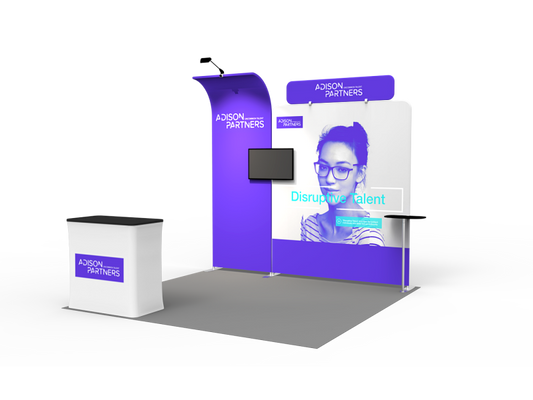 10x10ft Exhibition Booth Display DC-02 | Deluxe Canopy