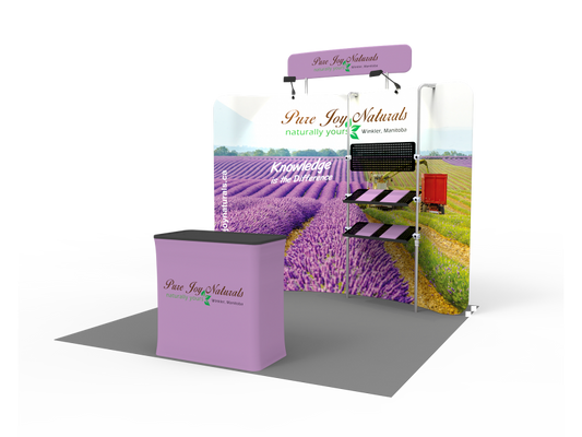 10x10ft Exhibition Booth Display DC-13 | Deluxe Canopy