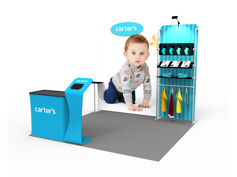 10x10ft Exhibition Booth Display DC-14 | Deluxe Canopy