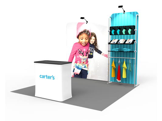 10x10ft Exhibition Booth Display DC-16 | Deluxe Canopy