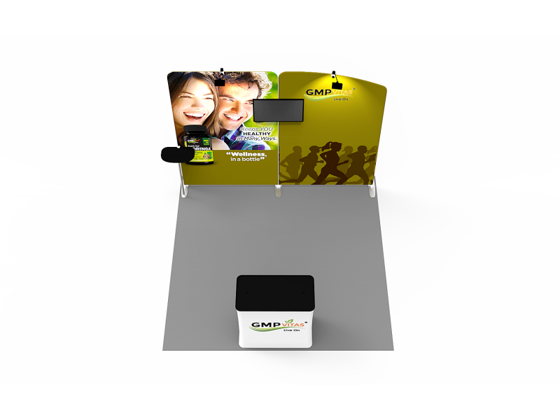 10x10ft Exhibition Booth Display DC-25 | Deluxe Canopy