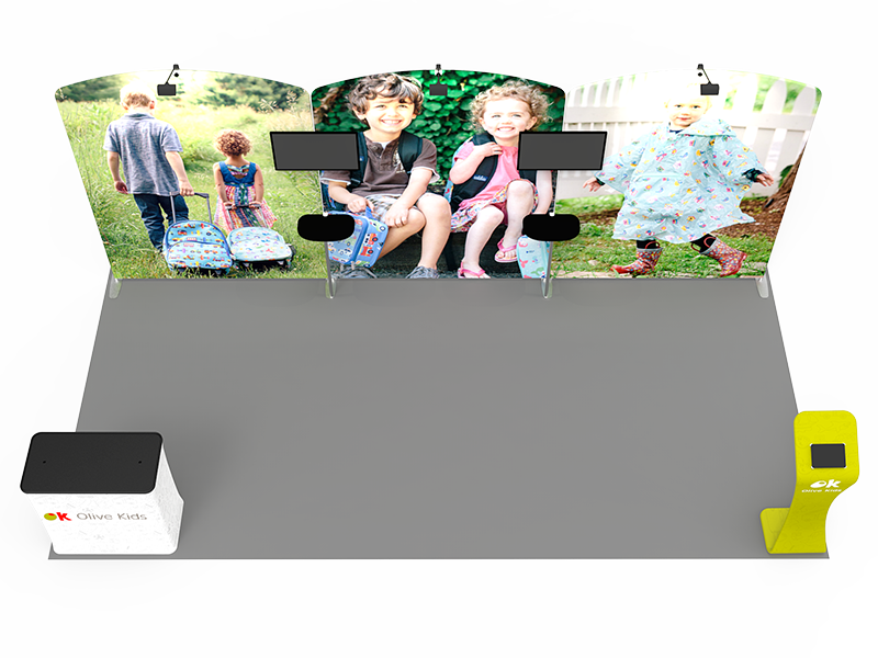 10X20 TRADE SHOW BOOTH DC-01