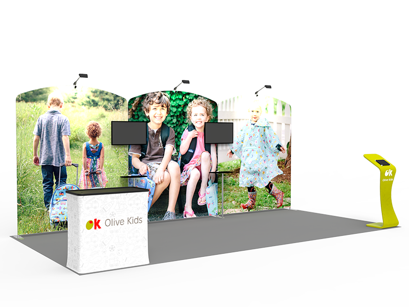 10X20 TRADE SHOW BOOTH DC-01