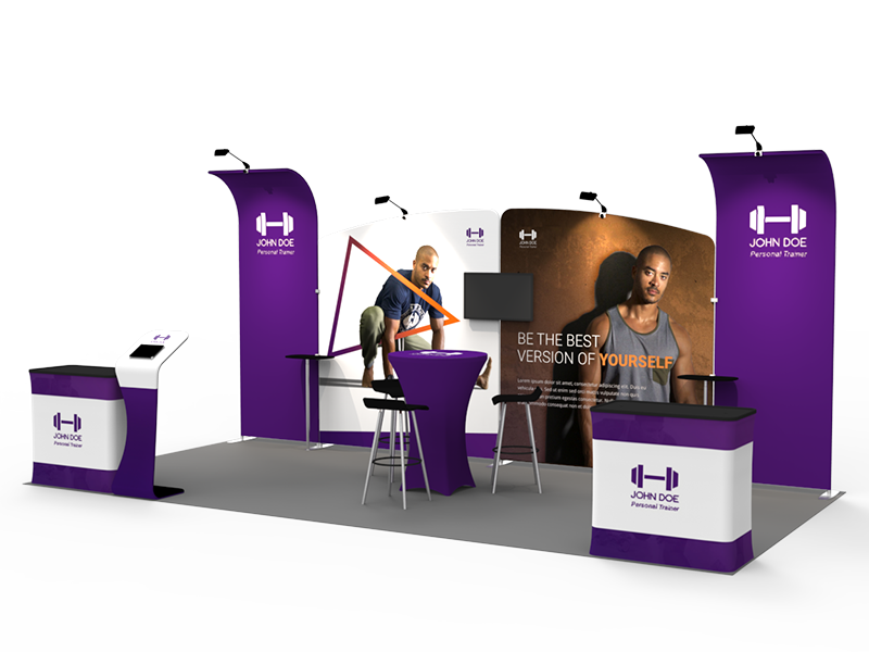 10X20 TRADE SHOW BOOTH DC-02