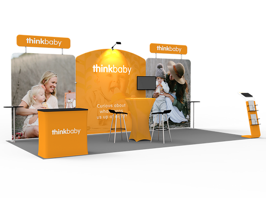 10x20FT Exhibition Booth Display DC-19 | Deluxe Canopy