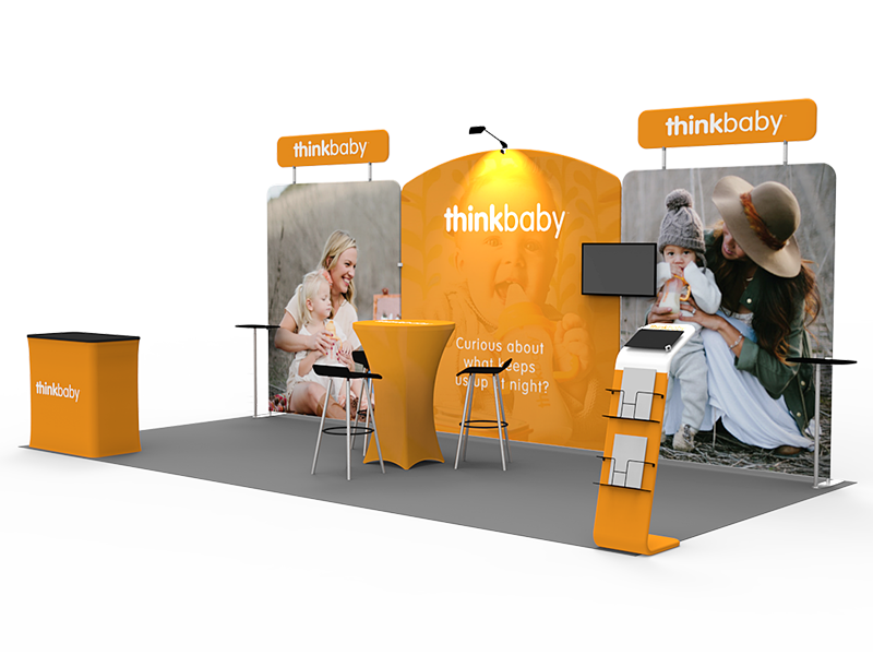 10x20FT Exhibition Booth Display DC-19 | Deluxe Canopy