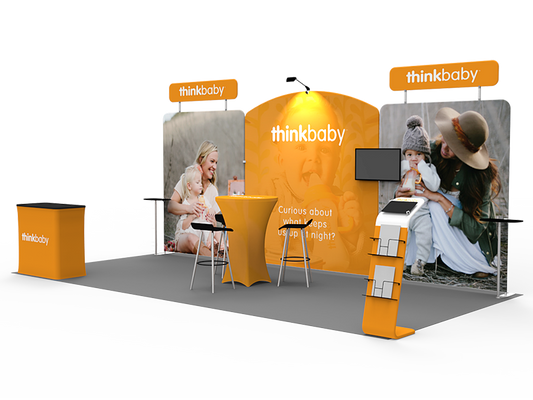 10x20FT Exhibition Booth Display DC-19 | Deluxe Canopy