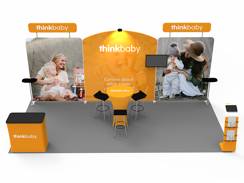 10x20FT Exhibition Booth Display DC-19 | Deluxe Canopy