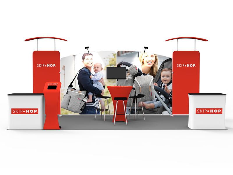 10x20FT Exhibition Booth Display DC-20 | Deluxe Canopy