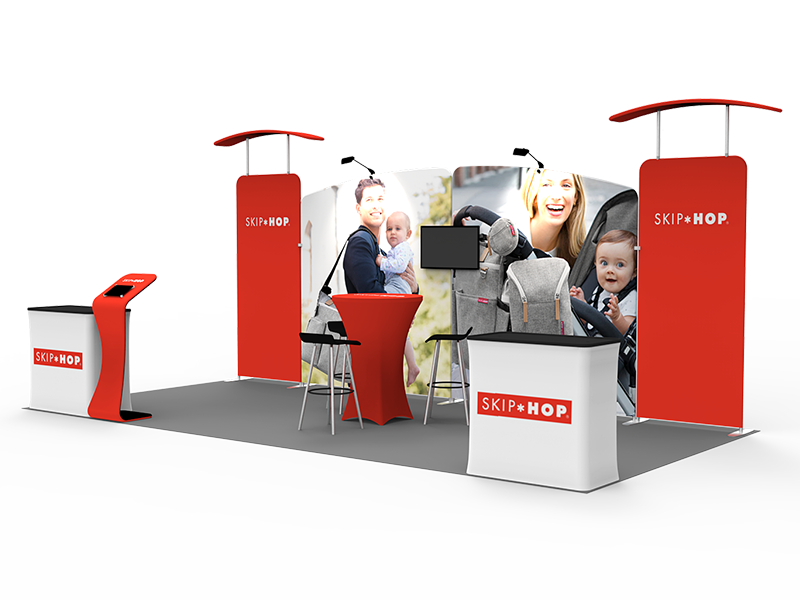 10x20FT Exhibition Booth Display DC-20 | Deluxe Canopy