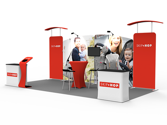 10x20FT Exhibition Booth Display DC-20 | Deluxe Canopy